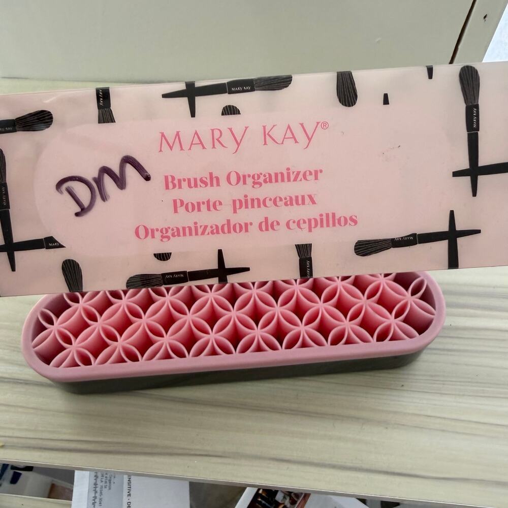 Mary Kay Brush Organizer New In Box Pink Black Makeup Brush Holder Stand - Picture 3 of 5